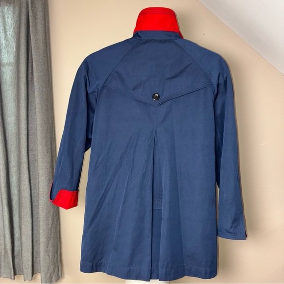 Navy Blue Coat with Red Accents - Picture 4 of 14